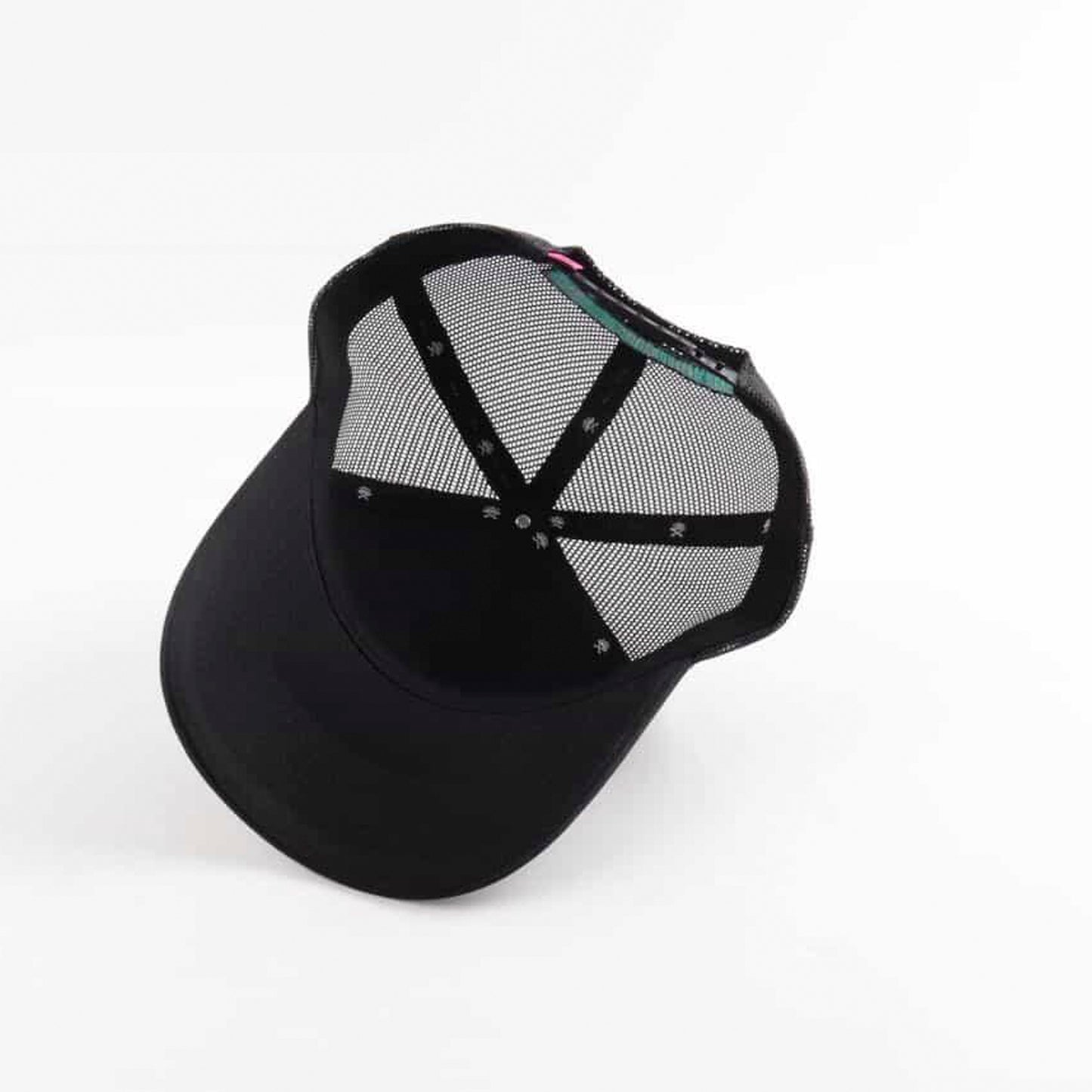 BPLDN TRUCKER CAP - BLACK ON BLACK TIFFANY - PINK