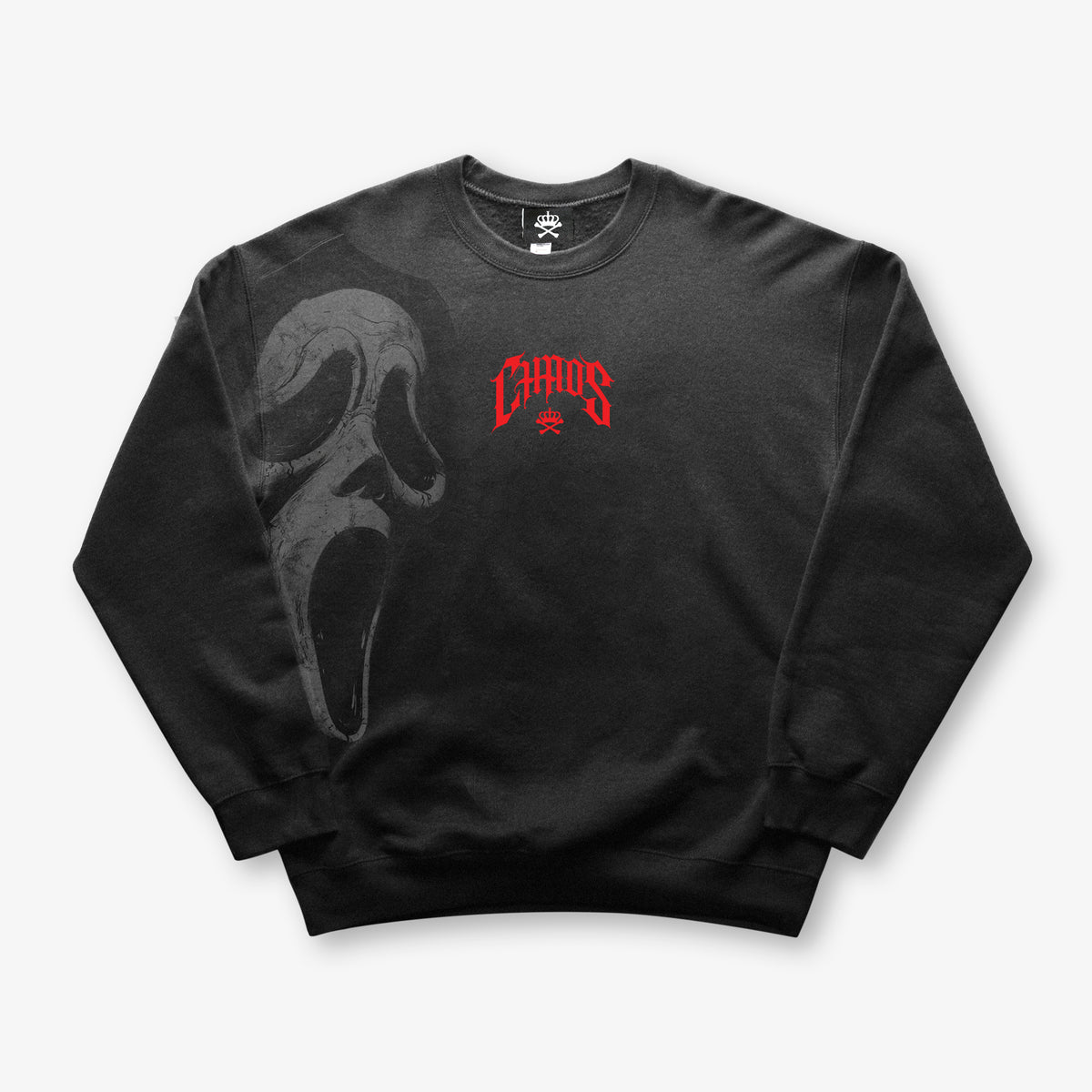 GHOSTFACE SWEATSHIRT - BLACK