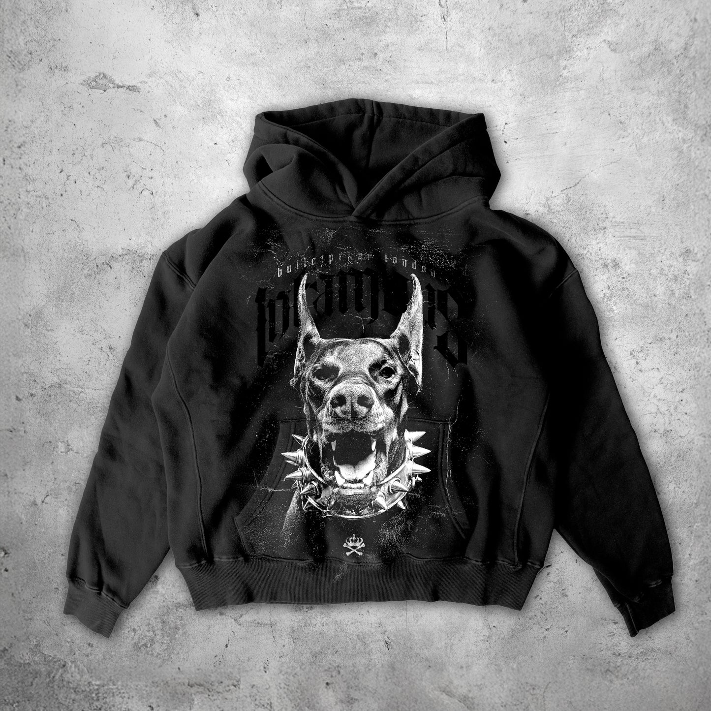 INFAMOUS HOODY - BLACK ON BLACK
