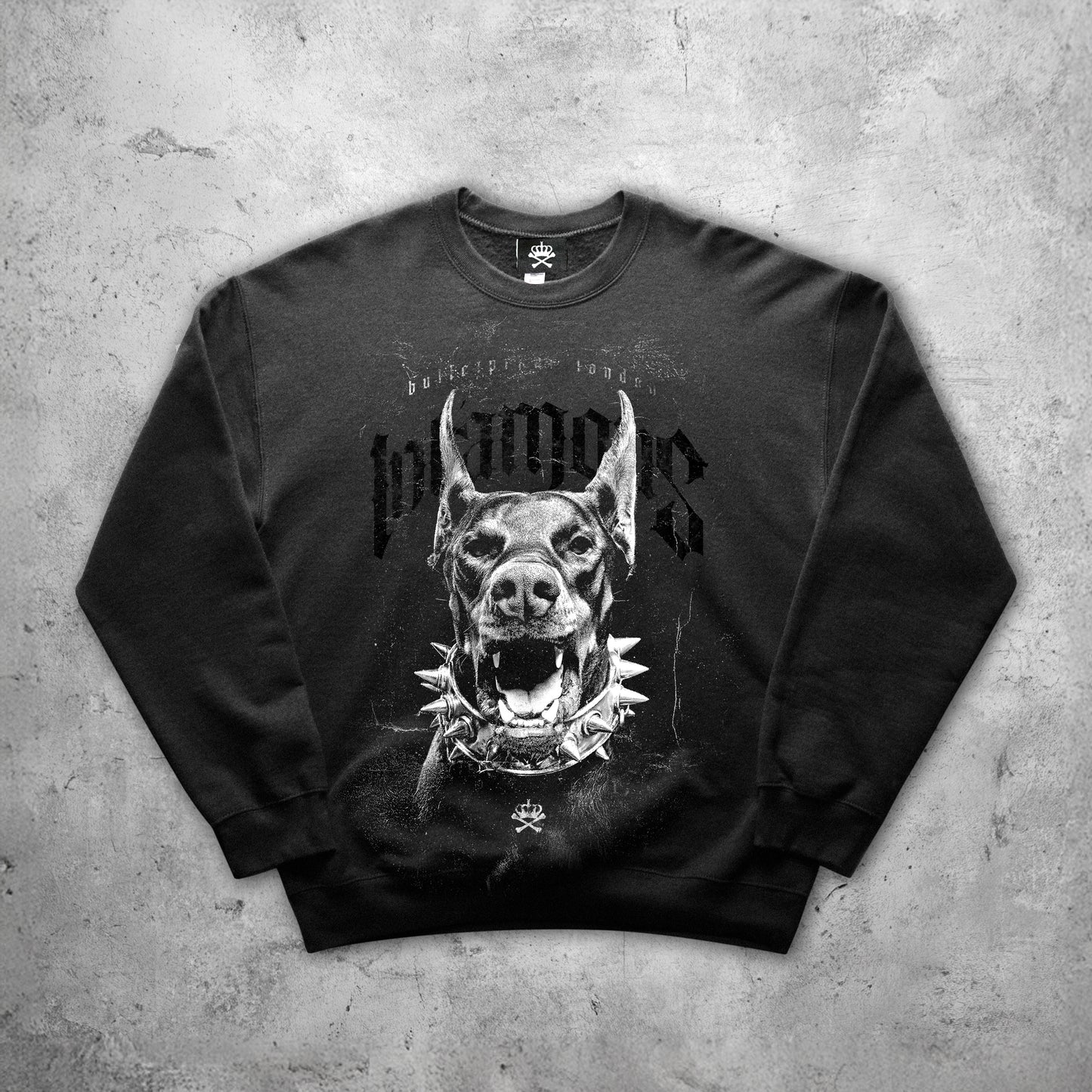 INFAMOUS SWEATSHIRT - BLACK ON BLACK