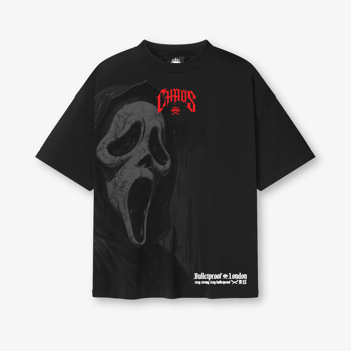 GHOSTFACE TSHIRT - BLACK