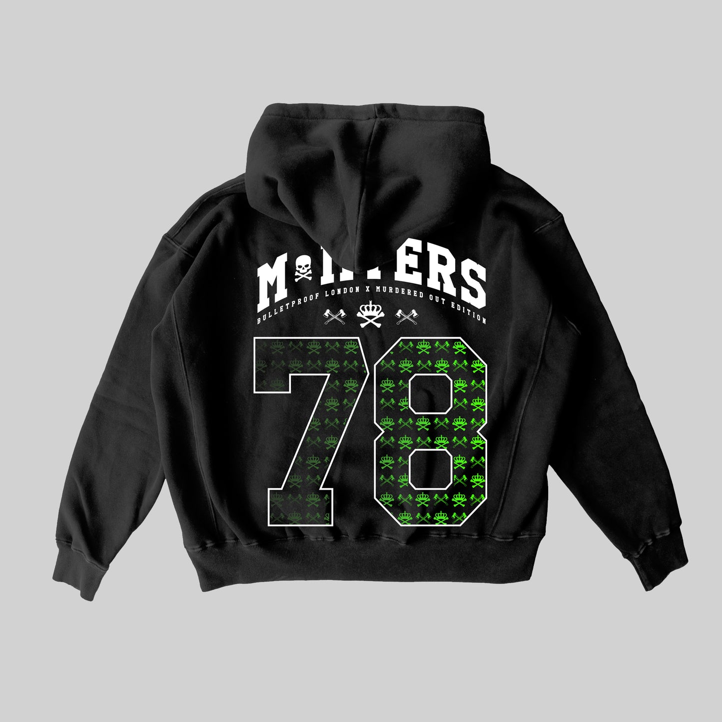 MYERS "MID WEIGHT" HOODIE - BLACK