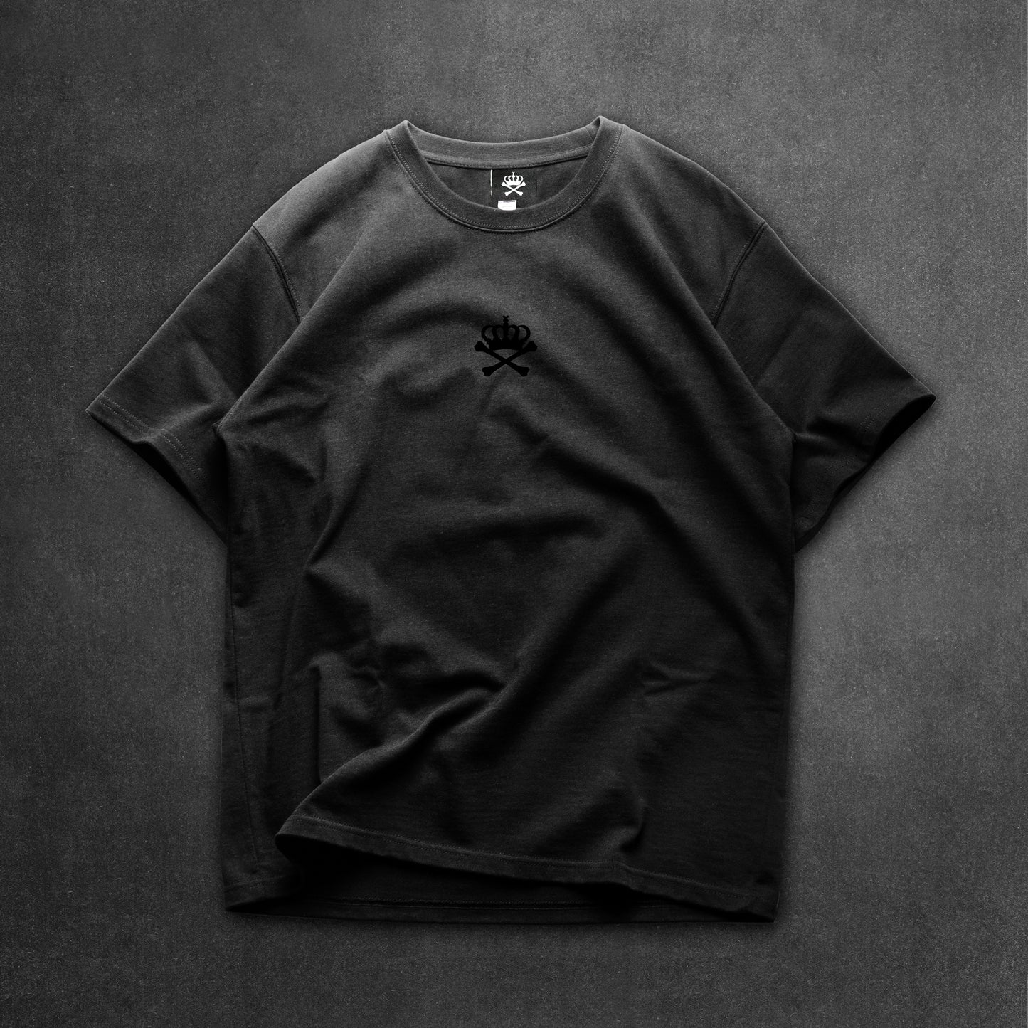 INFAMOUS BLACK ON BLACK TSHIRT- BLACK