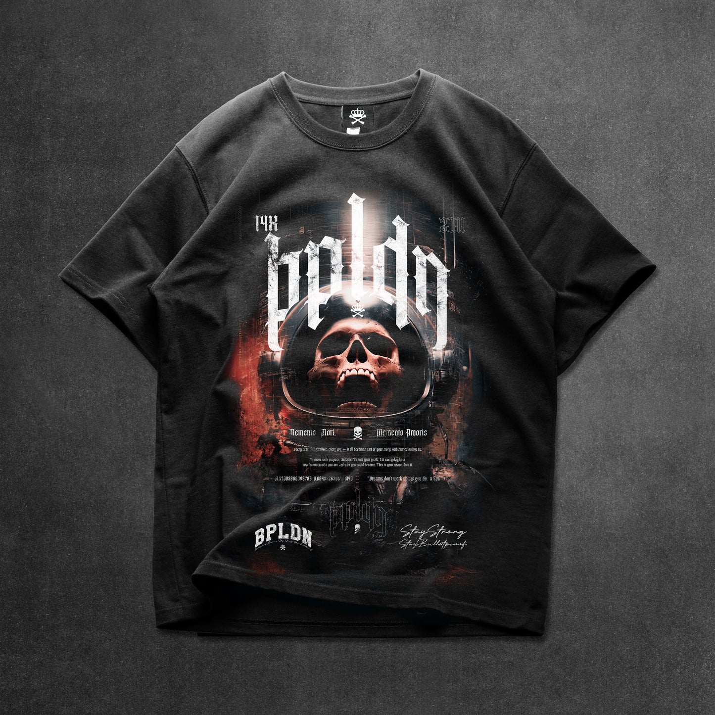 BLACK COMMS TSHIRT