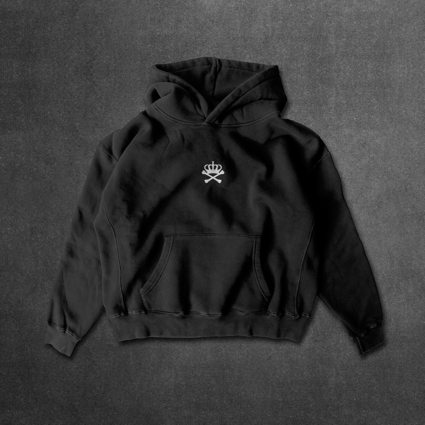 MONOPRINT HOODIE BLACK