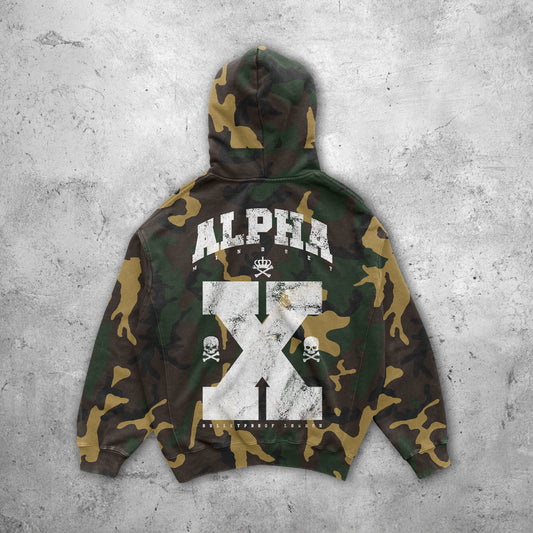 CAMO "ZIP UP" ALPHA HOODY