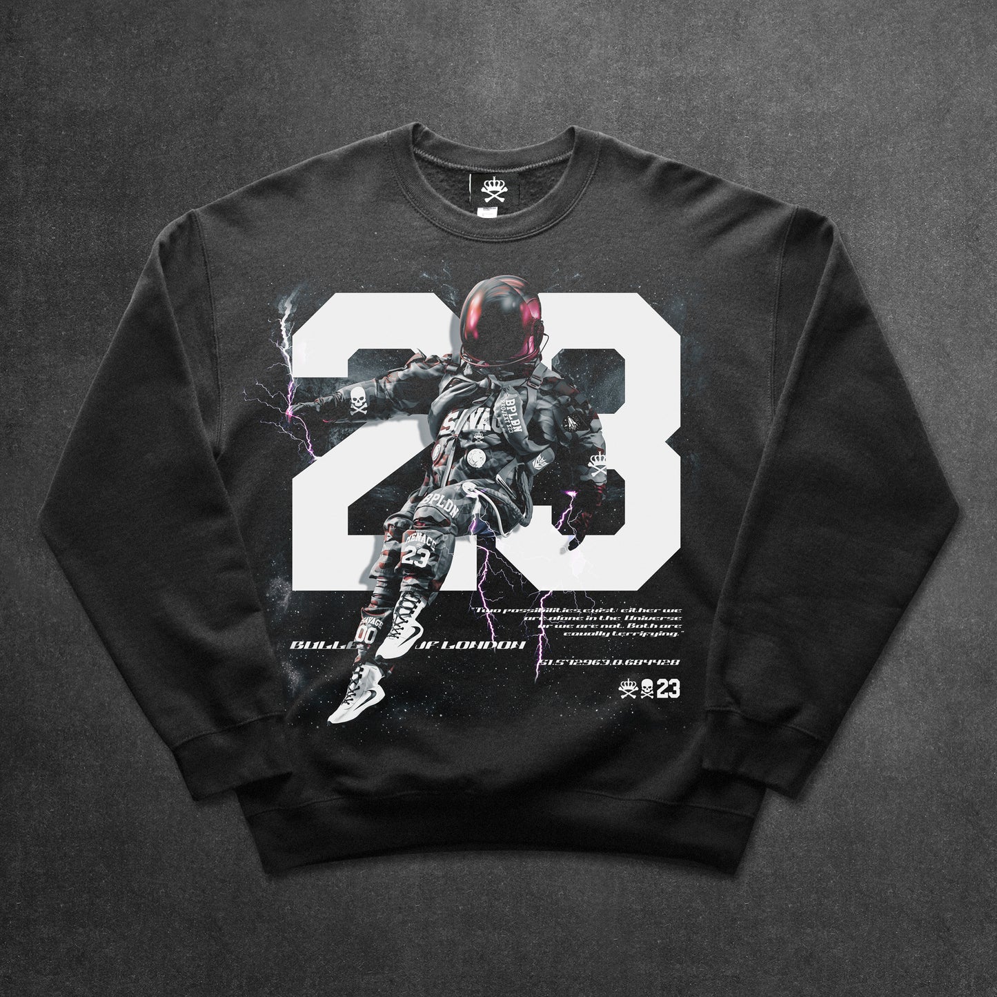GRAVITY SWEATSHIRT - BLACK