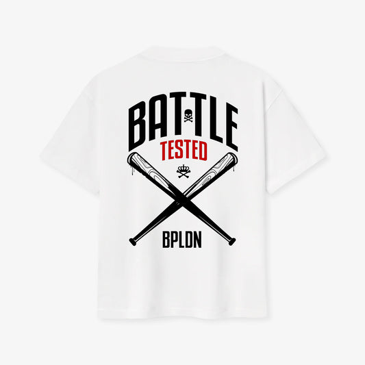 BATTLE TESTED TSHIRT - WHITE