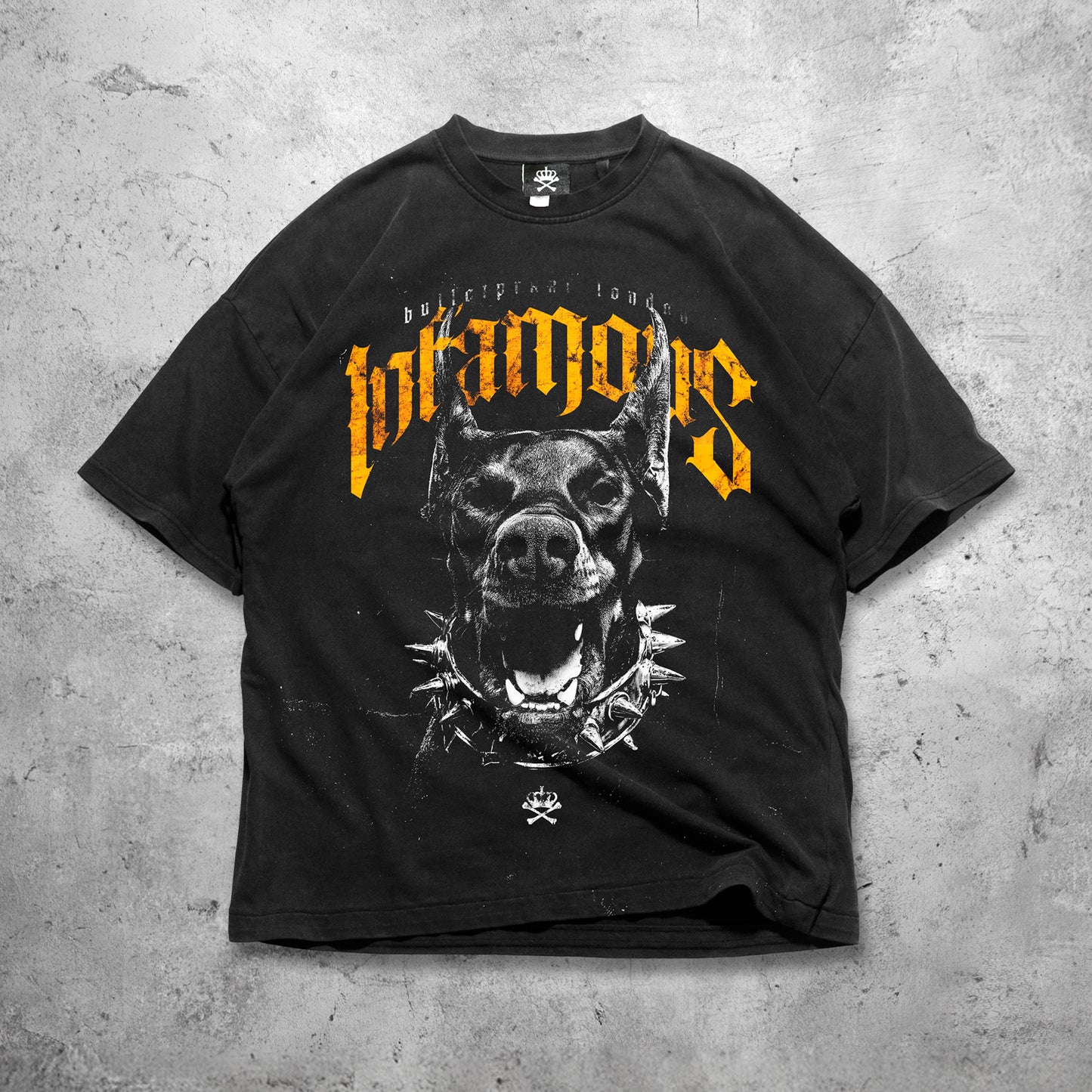 INFAMOUS TSHIRT (FRONT PRINT)- BLACK