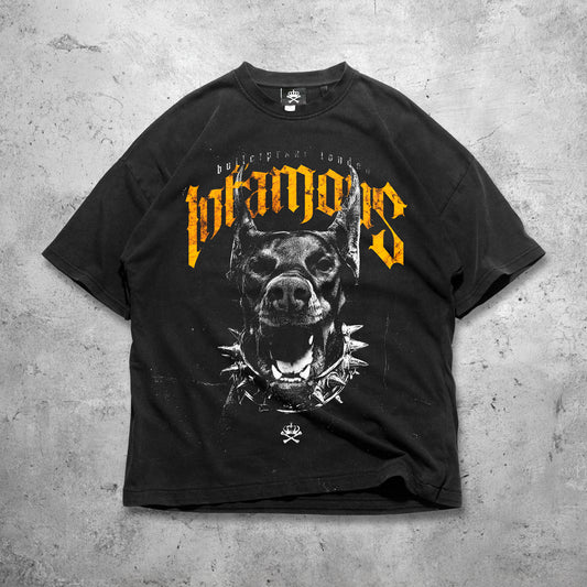 INFAMOUS TSHIRT (FRONT PRINT)- BLACK