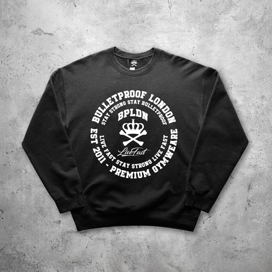 LIVE FAST SWEATSHIRT - BLACK