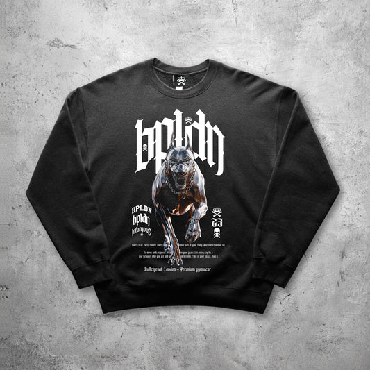 CHROME KILLER SWEATSHIRT - BLACK