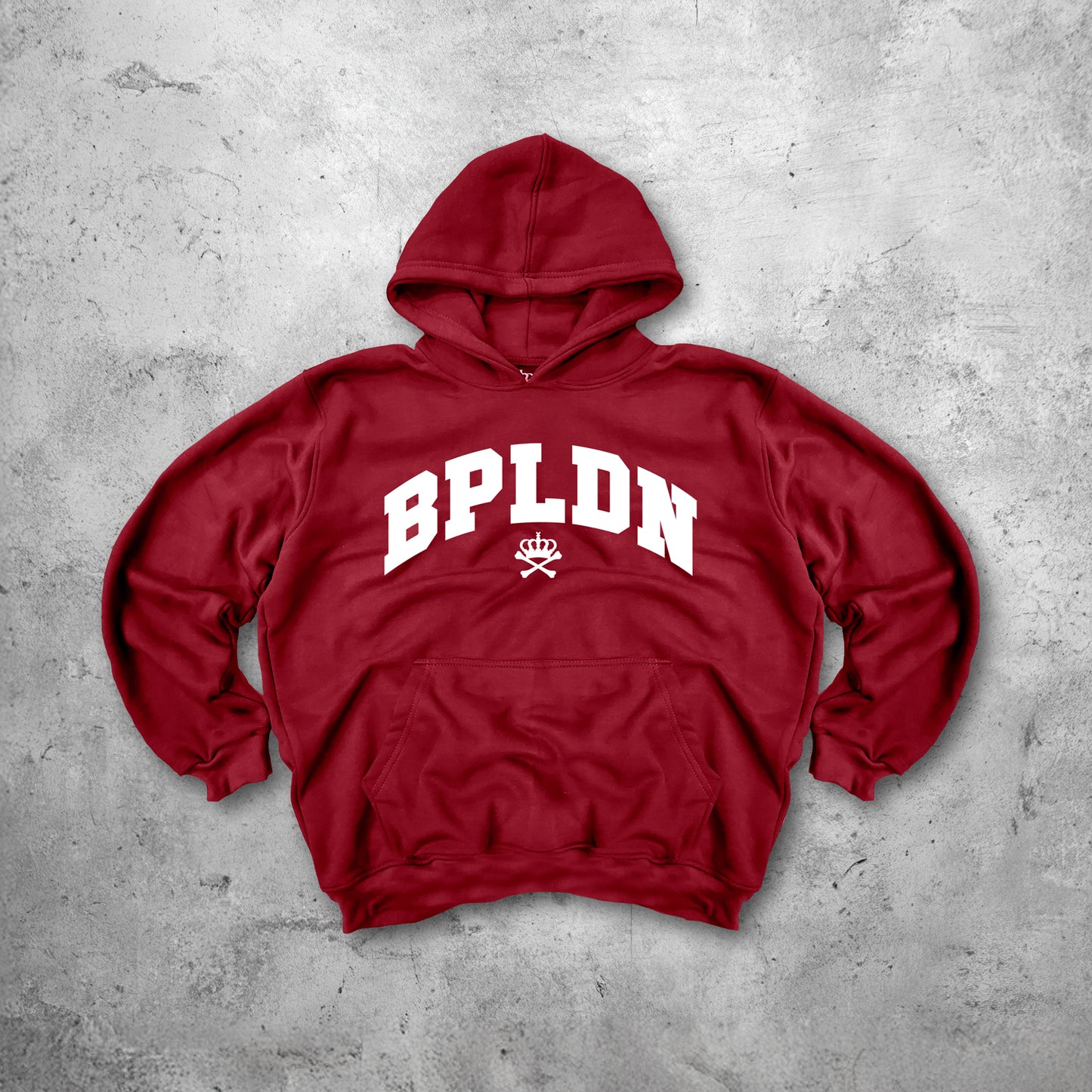 ORIGIN HOODIE - BURGUNDY ROYALE