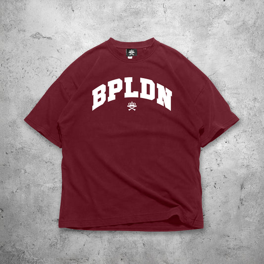VARSITY TSHIRT - BURGANDY