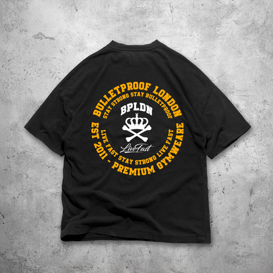 LIVE FAST TSHIRT - BLACK