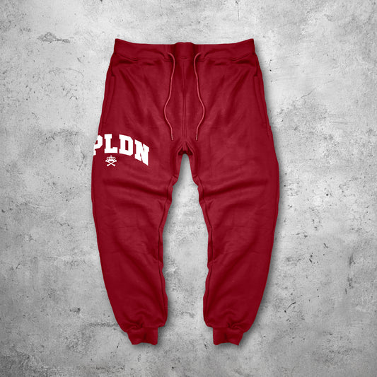 ORIGIN TRACKSUIT BOTTOMS - BURGUNDY ROYALE