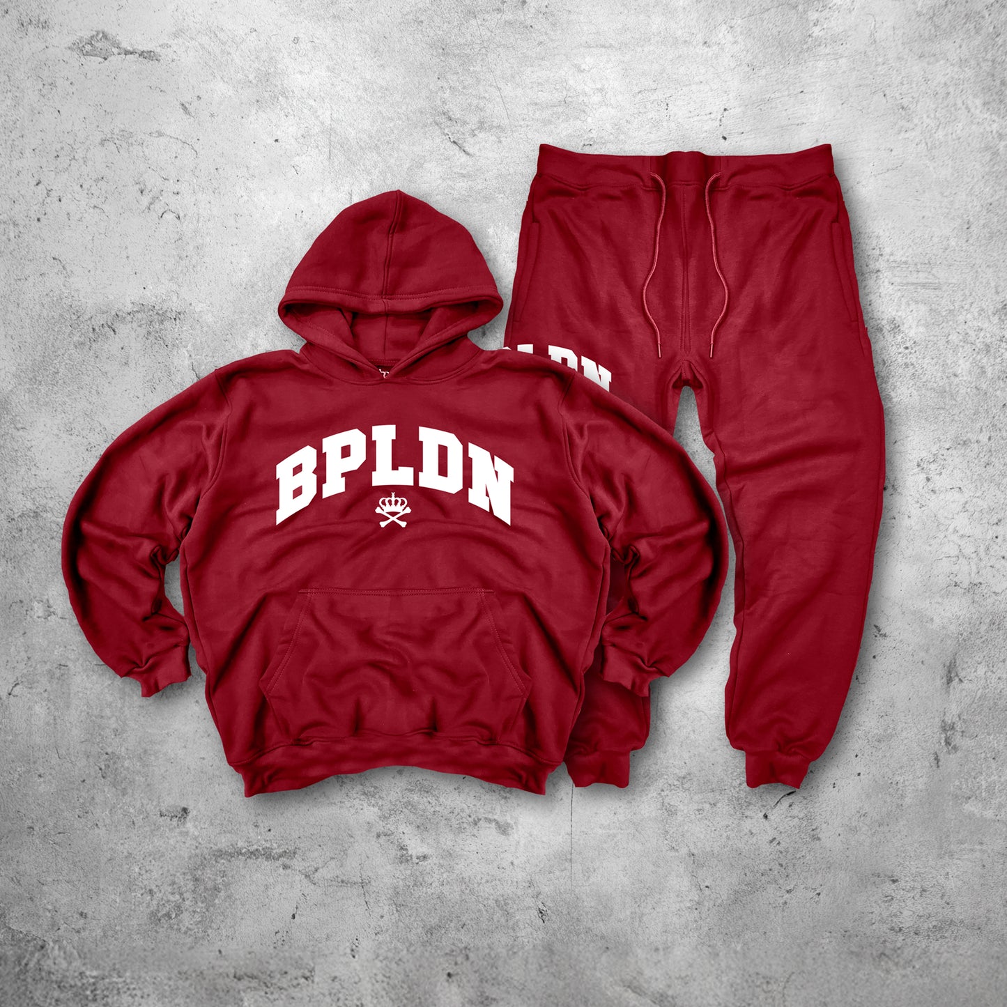 ORIGIN HOODIE - BURGUNDY ROYALE