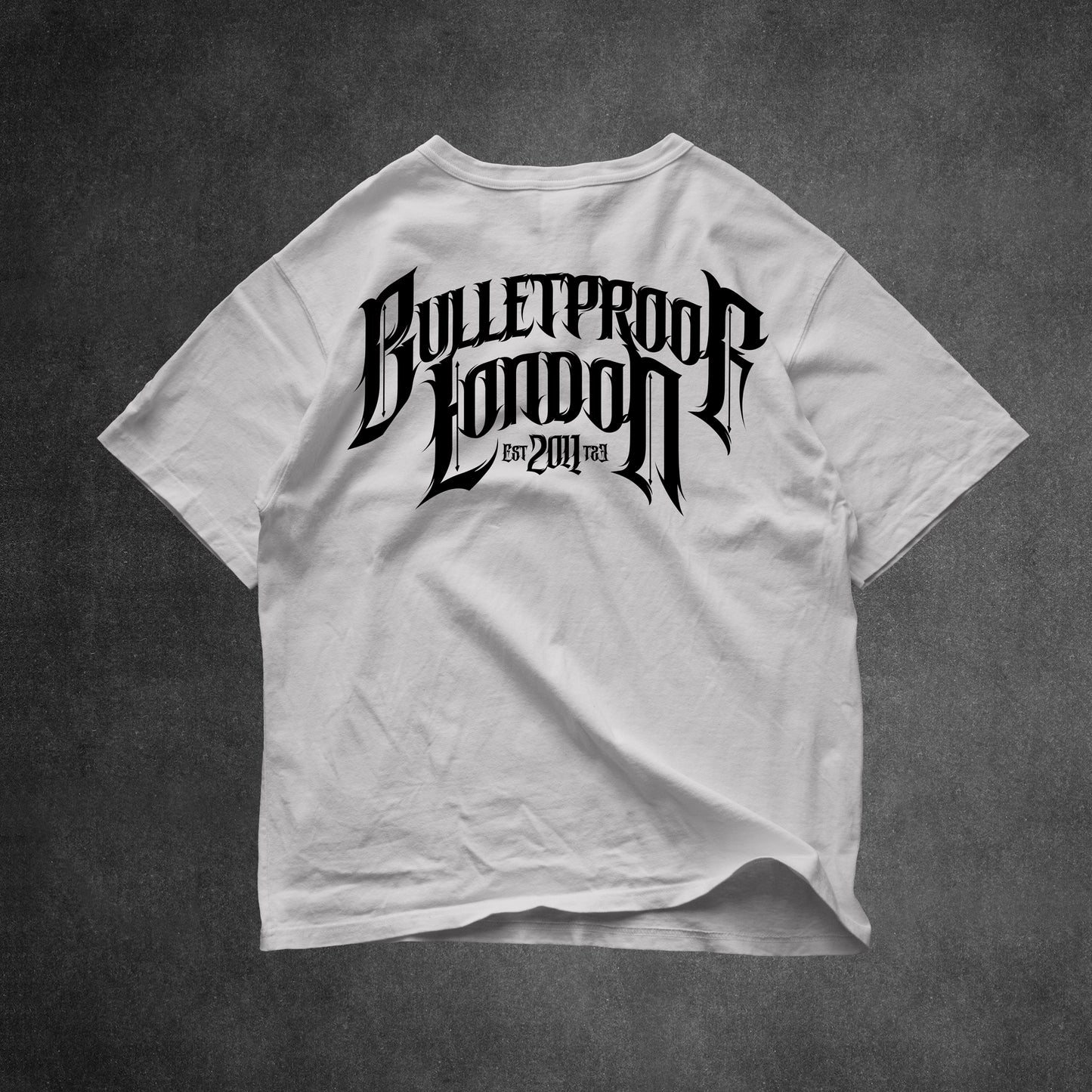 BULLETPROOF LONDON TSHIRT - ULTRA COMFY SLATE GREY