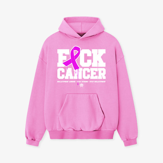 FXCK CANCER HOODY - PINK
