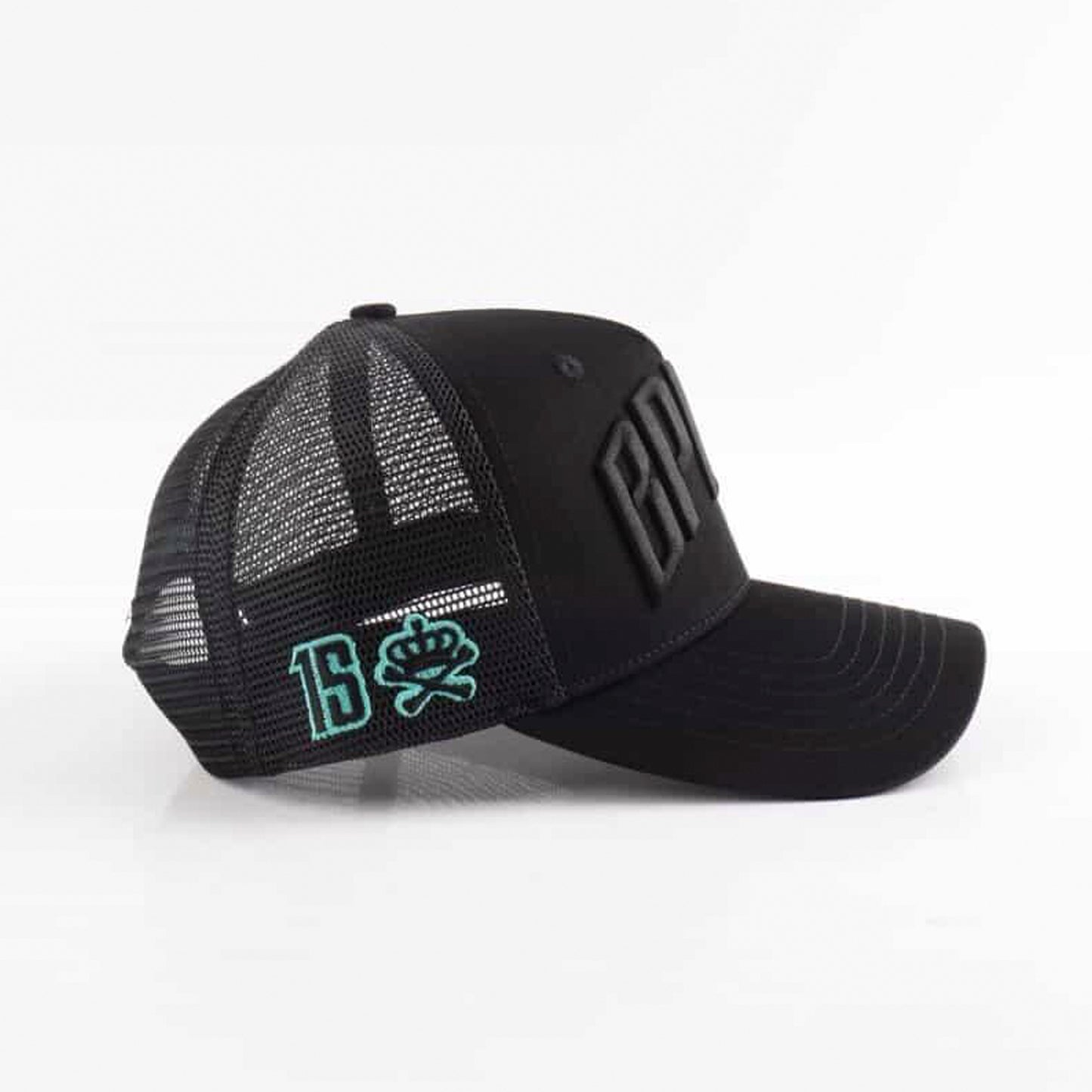 BPLDN TRUCKER CAP - BLACK ON BLACK TIFFANY - PINK