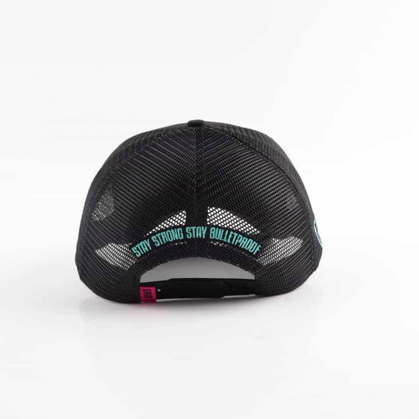 BPLDN TRUCKER CAP - BLACK ON BLACK TIFFANY - PINK