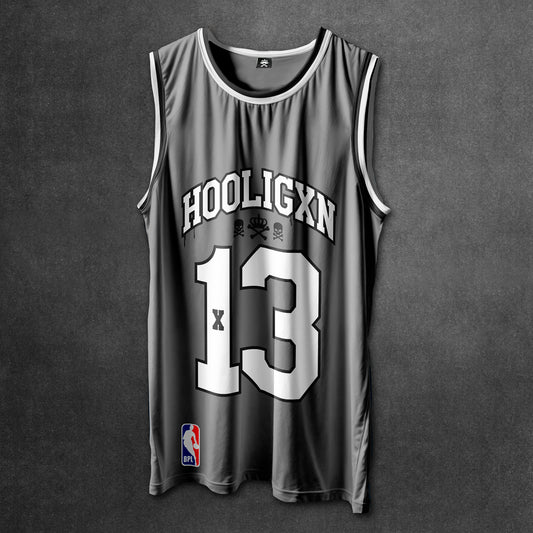 HOOLIGAN BASKETBALL VEST - DARK GREY