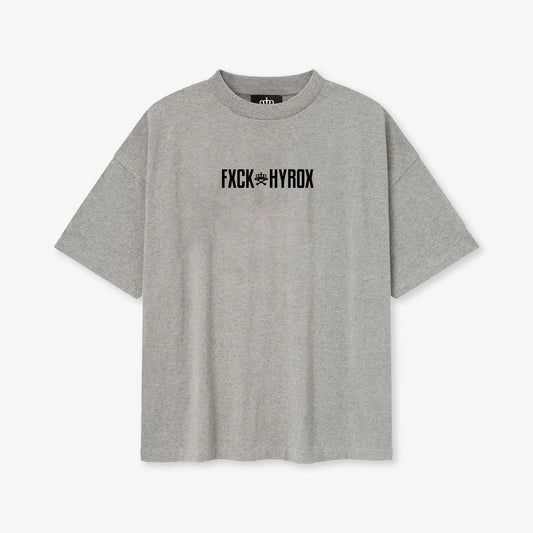 FXCK HYROX TSHIRT - SPORTS GREY