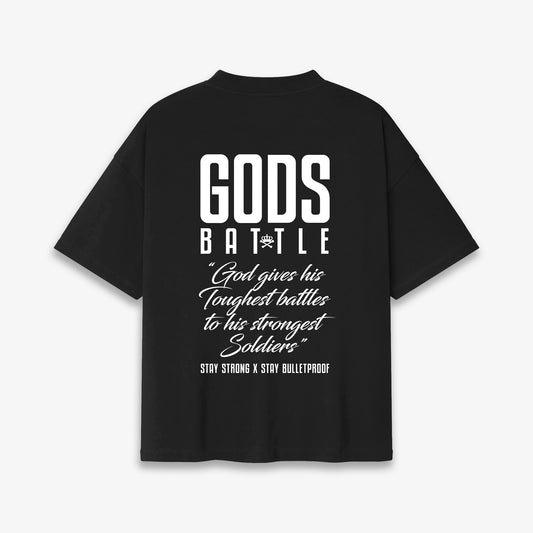 GODS BATTLE TSHIRT - BLACK