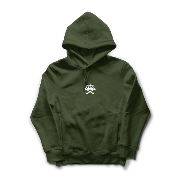 LUCKY 13 HOODIE - MILITANT GREEN.