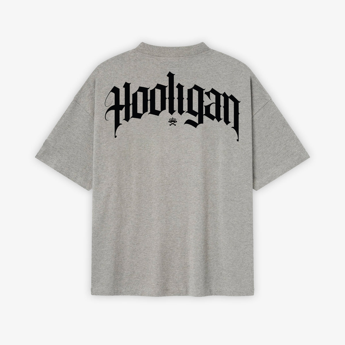 HOOLIGAN SCRIPT TSHIRT - SPORTS GREY