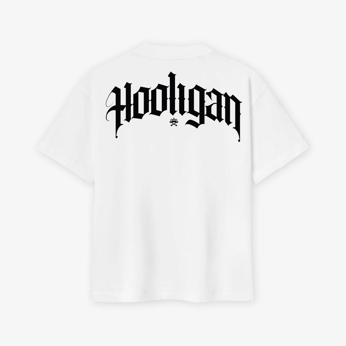 HOOLIGAN SCRIPT TSHIRT - WHITE