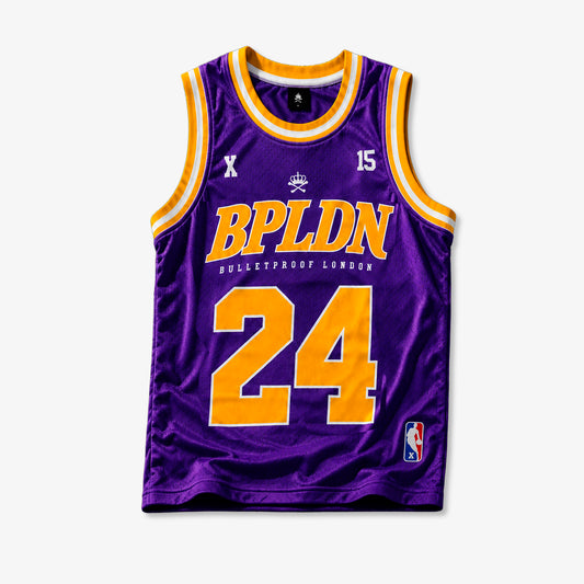 L.A LAKERS V'S BPLDN VEST - PURPLE YELLOW