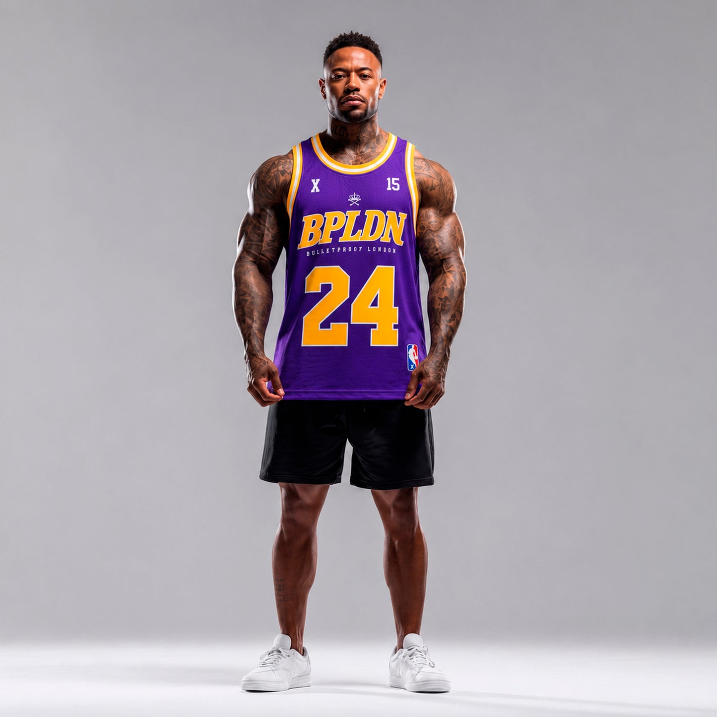 L.A LAKERS V'S BPLDN VEST - PURPLE YELLOW