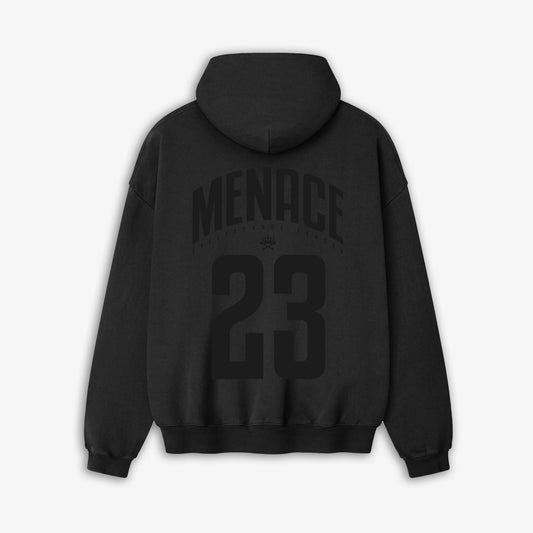 MENACE HOODY - BLACK ON BLACK