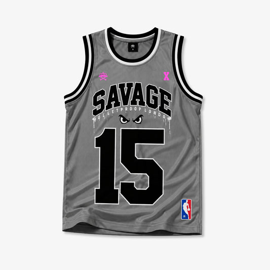 SAVAGE BASKETBALL VEST - DARK GREY
