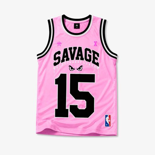 SAVAGE BASKETBALL VEST - PINK.