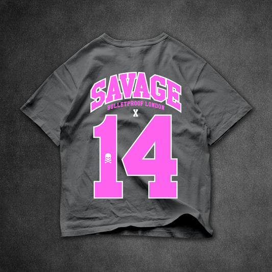 SAVAGE TSHIRT- DARK GREY