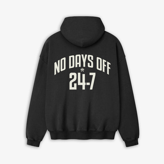 NO DAYS OFF HOODY - BLACK
