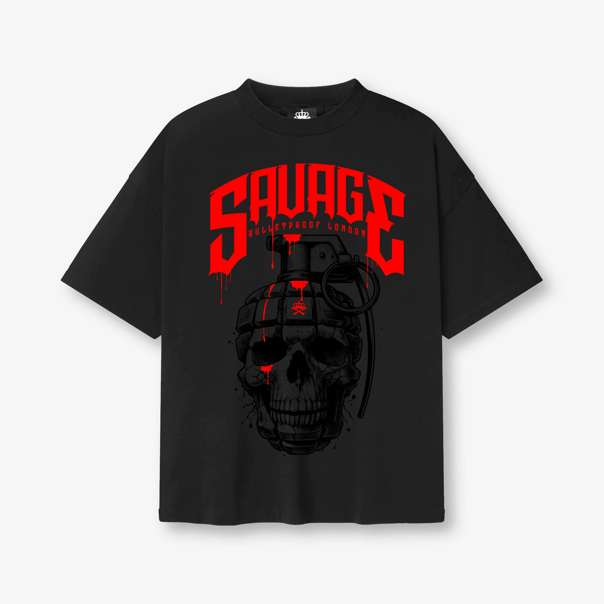 SHRAPNEL TSHIRT - BLACK