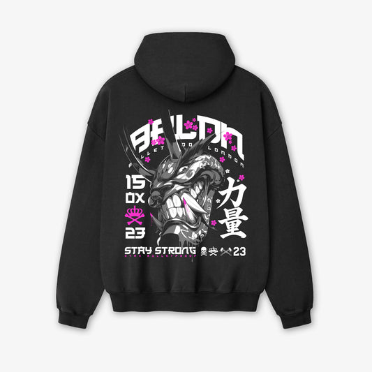 RYUJIN HOODY - BLACK