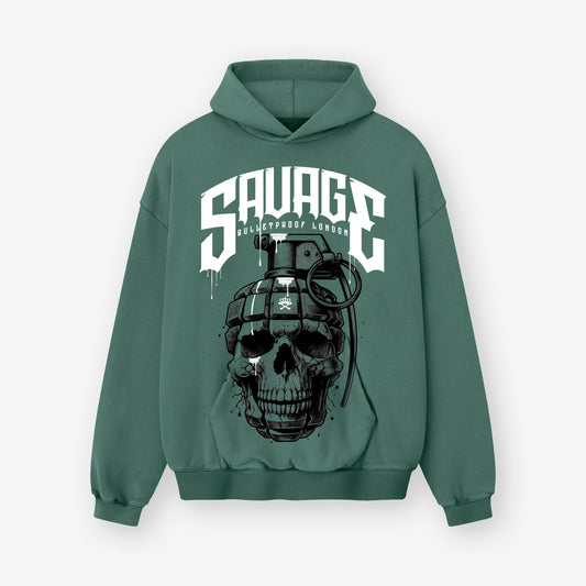 SHRAPNEL HOODY - ARMY GREEN