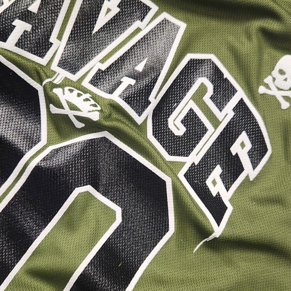 MILITANT SAVAGE BASKETBALL VEST - MILITARY GREEN.