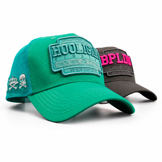 EXCLUSIVE TWIN PACK - TIFFANY AND GREY TRUCKER CAPS