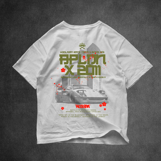 BULLET RUN TSHIRT- WHITE