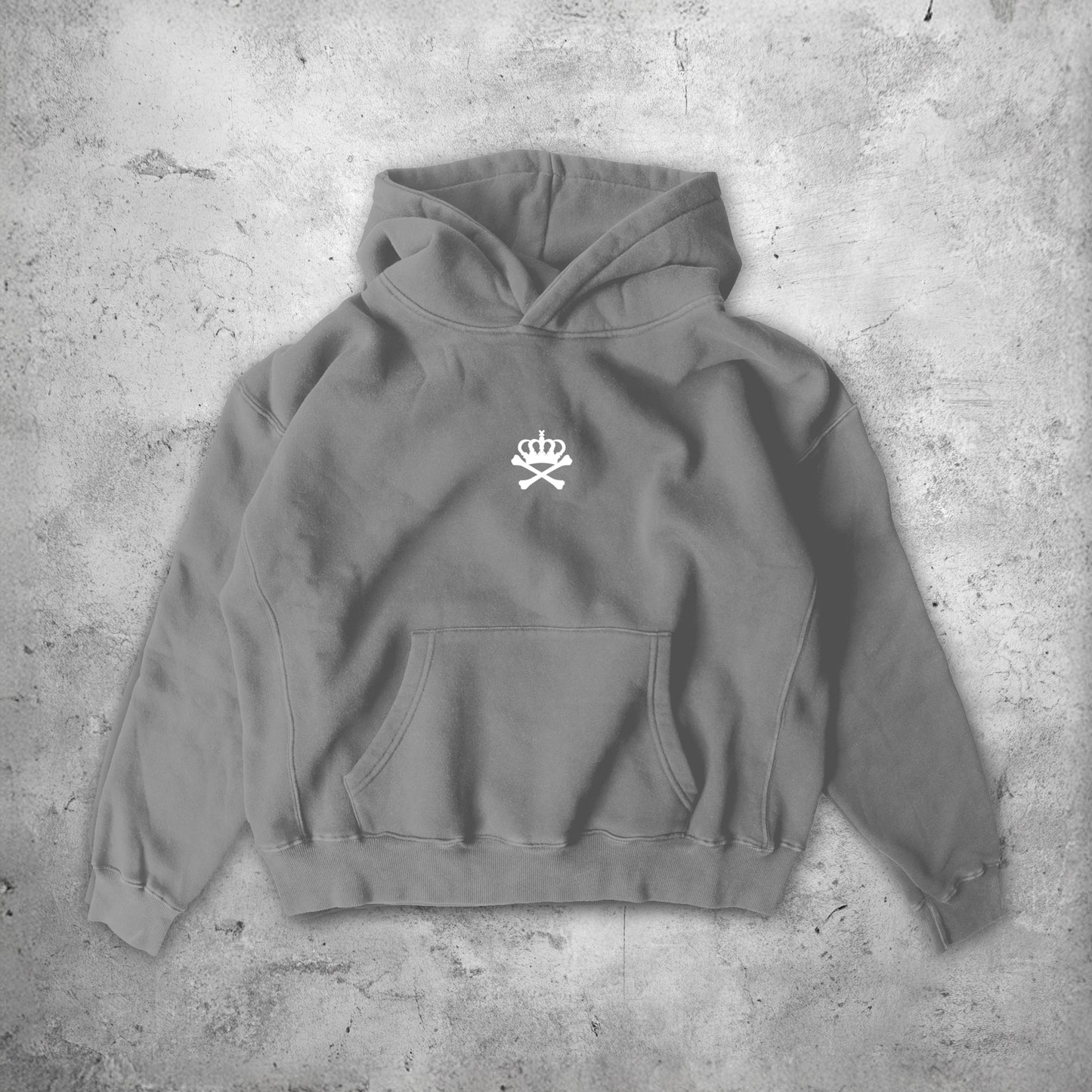 FXCK CANCER HOODY - MIDNITE GREY