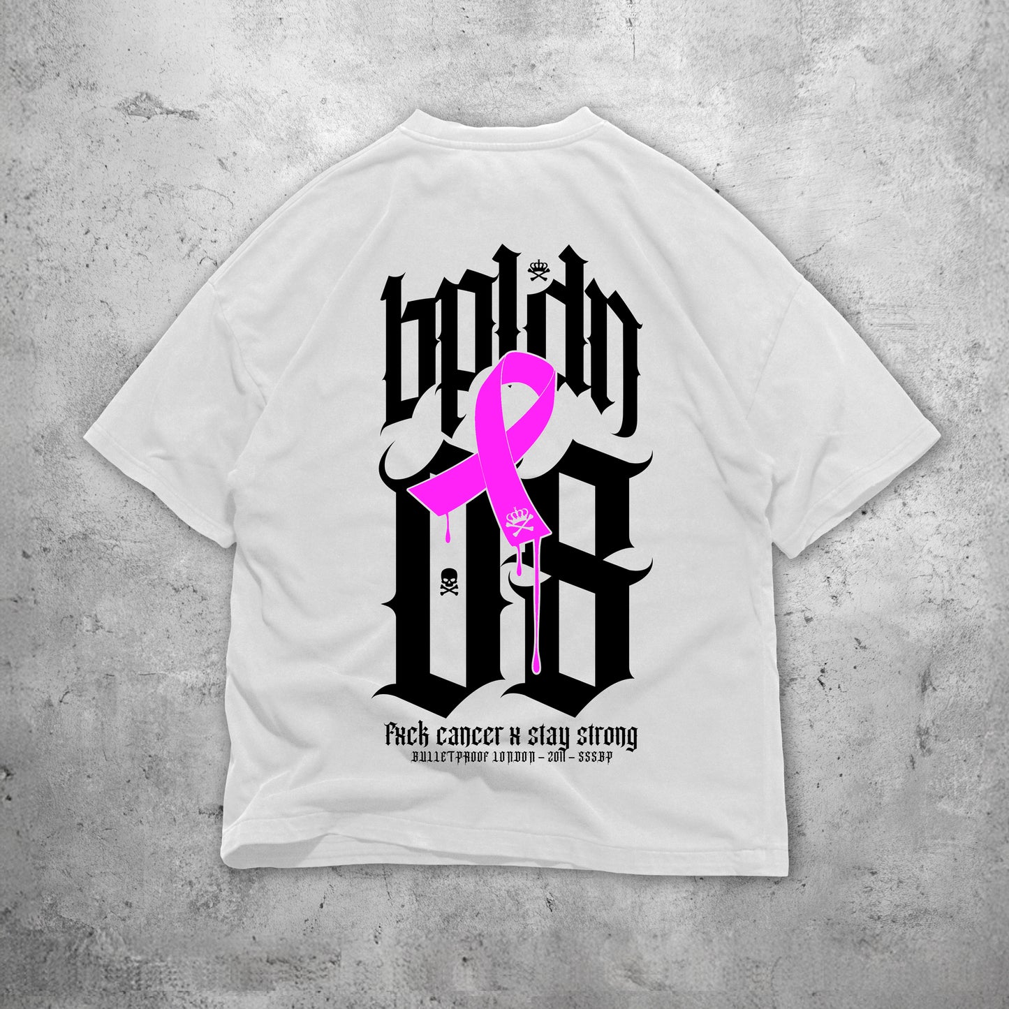 FXCK CANCER TSHIRT -WHITE