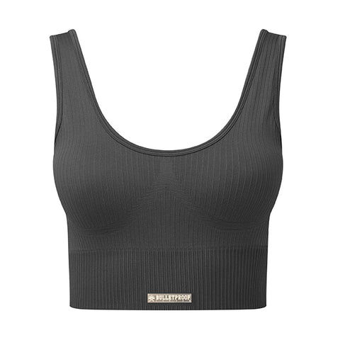 LADIES DARK GREY BRA TOP